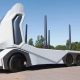 This autonomous logging truck is a cross between a big rig and a Stormtrooper