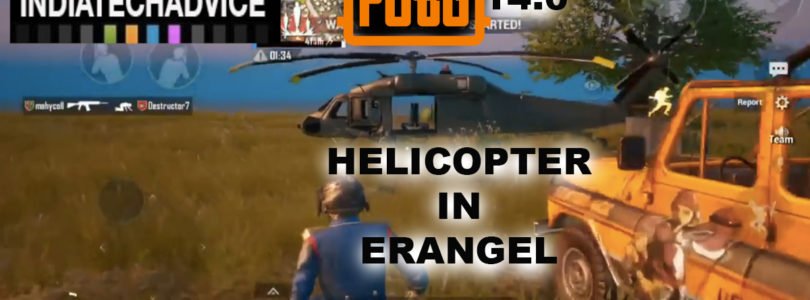 PUBG Mobile New update 0.14 has New Secret Helicopter.