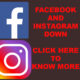 Facebook and Instagram Down Today in India and Some Parts of World