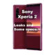 Sony Xperia 2 Leaks and Some specs.