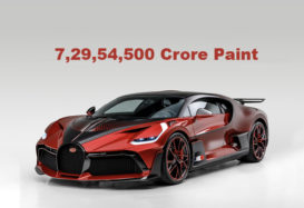Bugatti Ladybug paint cost  7 CRORE  Indian rupee