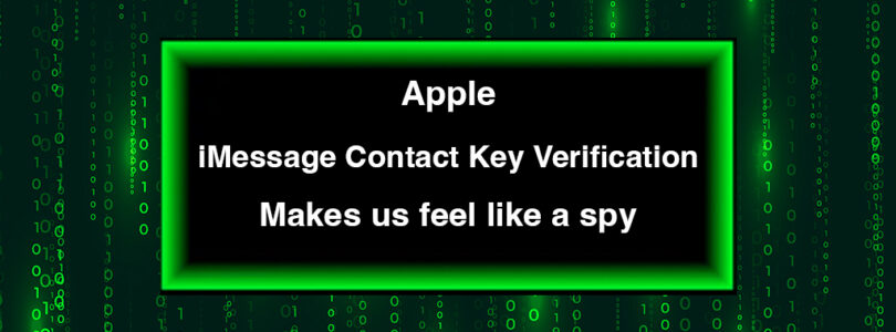 iMessage Contact Key Verification
